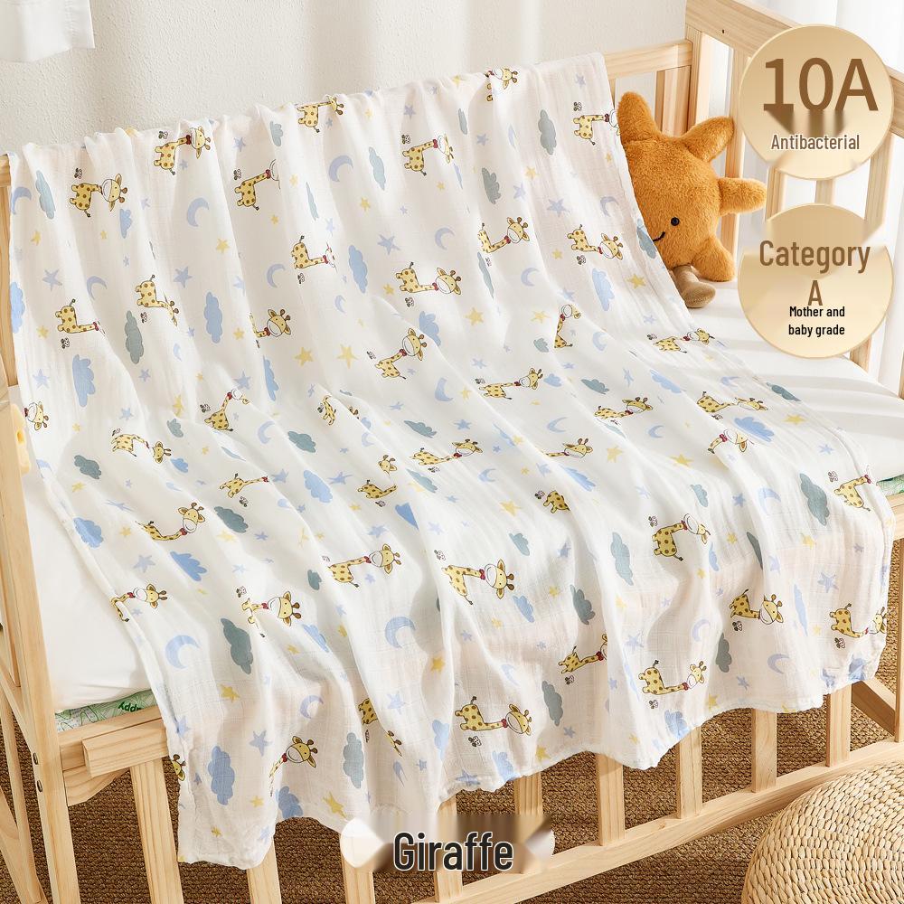 Ultra-thin Baby Cotton Gauze Blanket & Swaddle - Windproof Bath Towel for Newborns
