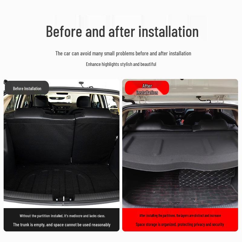 Kia K2 Trunk Partition & Sunshade Storage Board Accessories