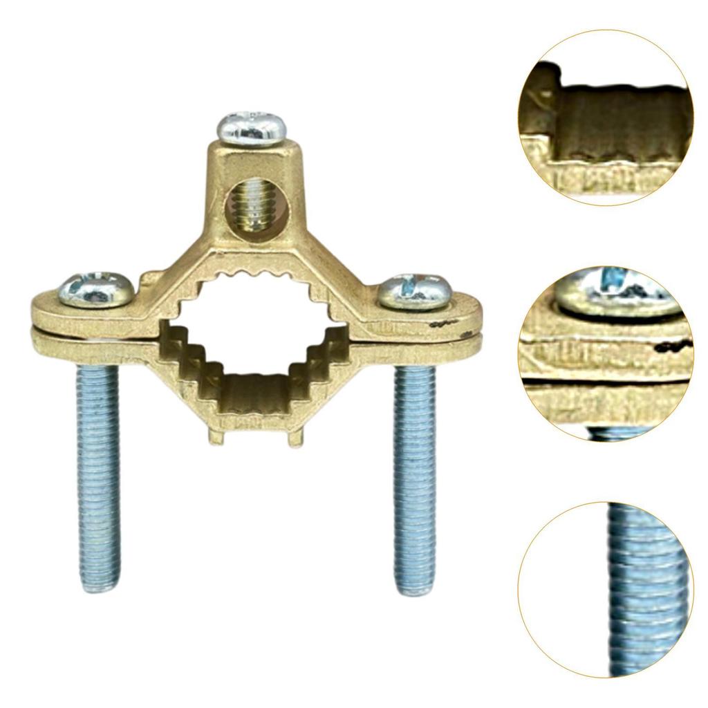 Ground Clamp Hardware 1/2" to 1" Wire Clamp Accessories Grounding Connector