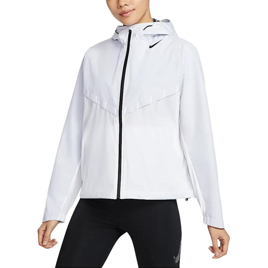Nike Aeroswift Storm-Fit Aerogami Windproof Breathable Hooded Long Sleeve Jacket Women jackets White Black FZ3397-100