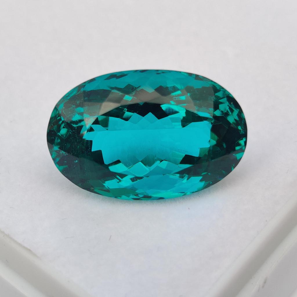 Pendent Size Oval Cut Natural Glass Stone, Loose Stone, 39 Carat, 26x17x15 Size Stone.