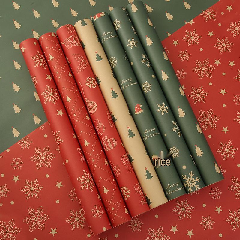 Premium Christmas Gift Wrapping Paper - Festive Packaging in Stock