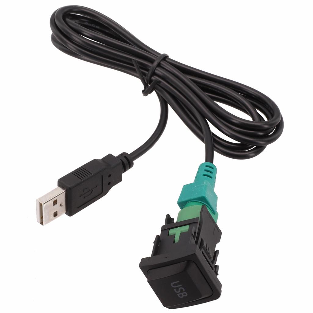 Installed On The Car Dashboard Voltage 12V USB Cable Switch Car Dashboard USB Adapter Flush-mount Adapter No Deformation