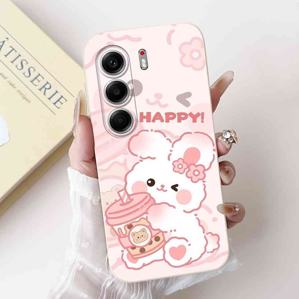 For Tecno Camon 40 Pro 5G 6.78" Case Cartoon Panda Astronaut Soft Silicone Matte Cover For Tecno Camon 40PRO 5G Phone Shell
