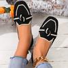 Women's Knot Design Flat Shoes, Casual Square Toe Slip On Shoes, Lightweight & Comfortable Shoes
