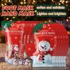 1Pair Christmas Hydrating Hand And Foot Mask,Brightening Care,For Hands And Feet,Soft And Smooth,Rej
