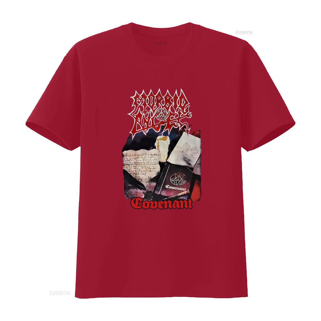 Morbid Angel Covenant Heavy Death Metal Band T Shirt P87134 Vintage Casual Graphic Stylish Fashion Streetwear Slightly