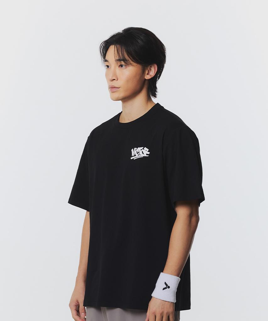 Bigteo Crown Statement Badminton Unisex Oversized T-Shirt (Vt26Ato209U)