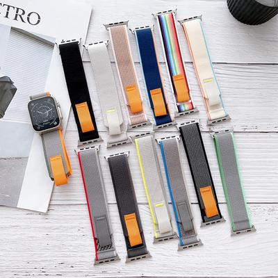 Bracelet Applewatch10 Pour Apple Watch Boucle en Nylon Path Iwatch9876 Génération Se Sport