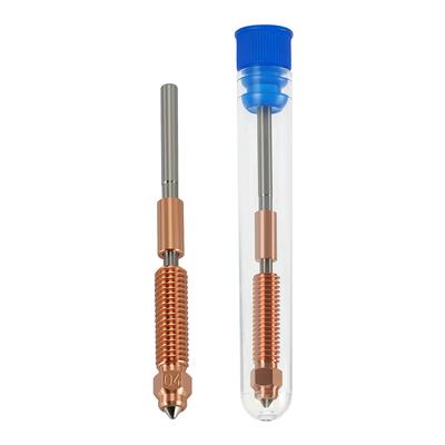 Accessorio per stampante 3D Ugello di rivestimento in acciaio temprato con rame CZ da 1,0 mm compatibile con Creality K1C K1