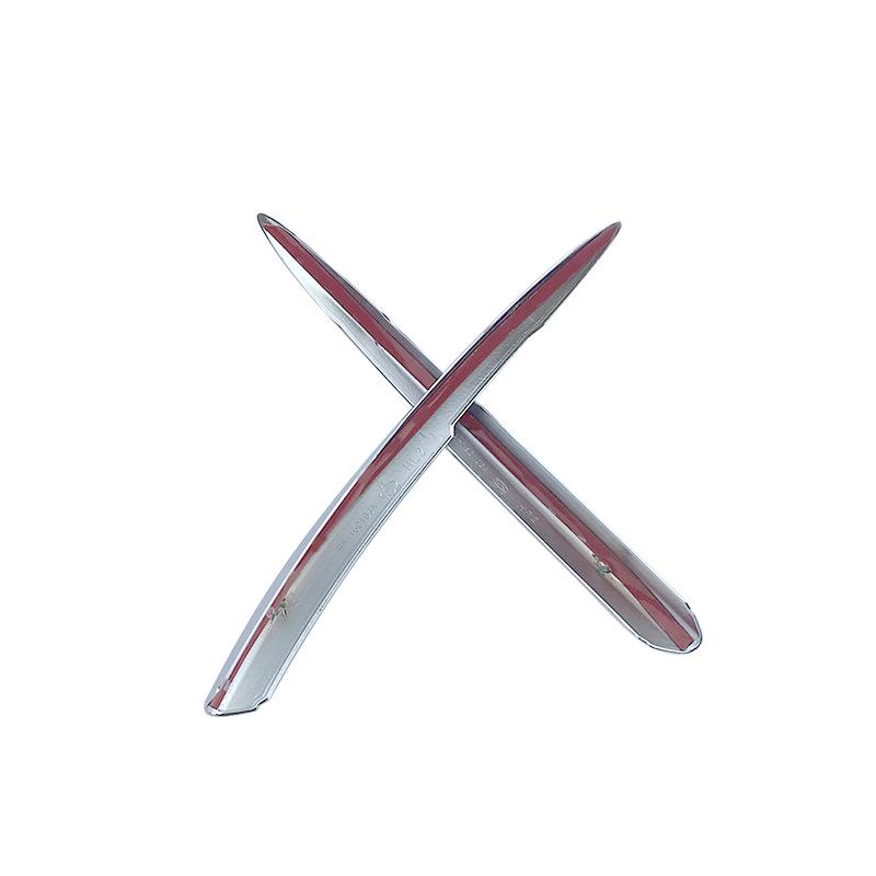 Rear Fog Light Trim for 2016-2018 10th Gen Honda Civic: Rear Bumper Decorative Bright Strip