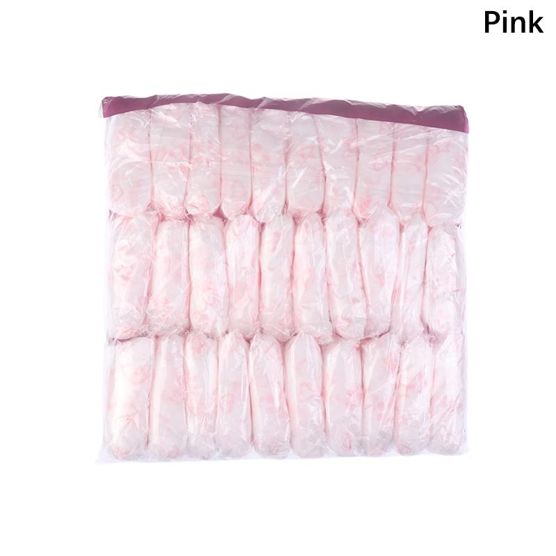 

30 шт. нетканых дышащих одноразовых трусиков для женщин и мужчин, деловых поездок, спа, не требующих стирки, нижнее белье для менструации розовый