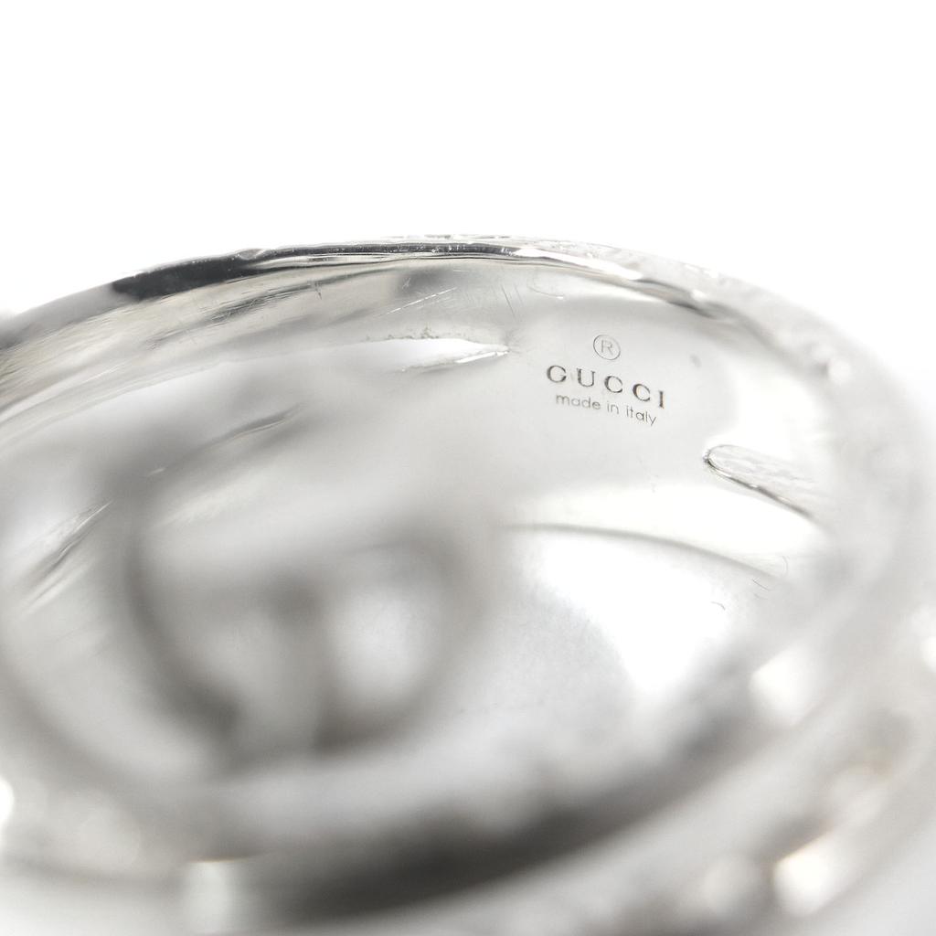 Excellent GUCCI Ring Double G key motif accessories Silver AG925 mens 18 770719 Used