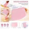 Plastic Pastry Scraper Dough Cutting Cake Cream Scraper Practical Dough Scraper  Cake Decorating