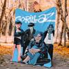 Gorillaz Flannel Blanket Soft Warm All-Season Throw, Design for Camping, Car Travel, Hiking Sofa, Bed, Office Perfect Gift for Parties
