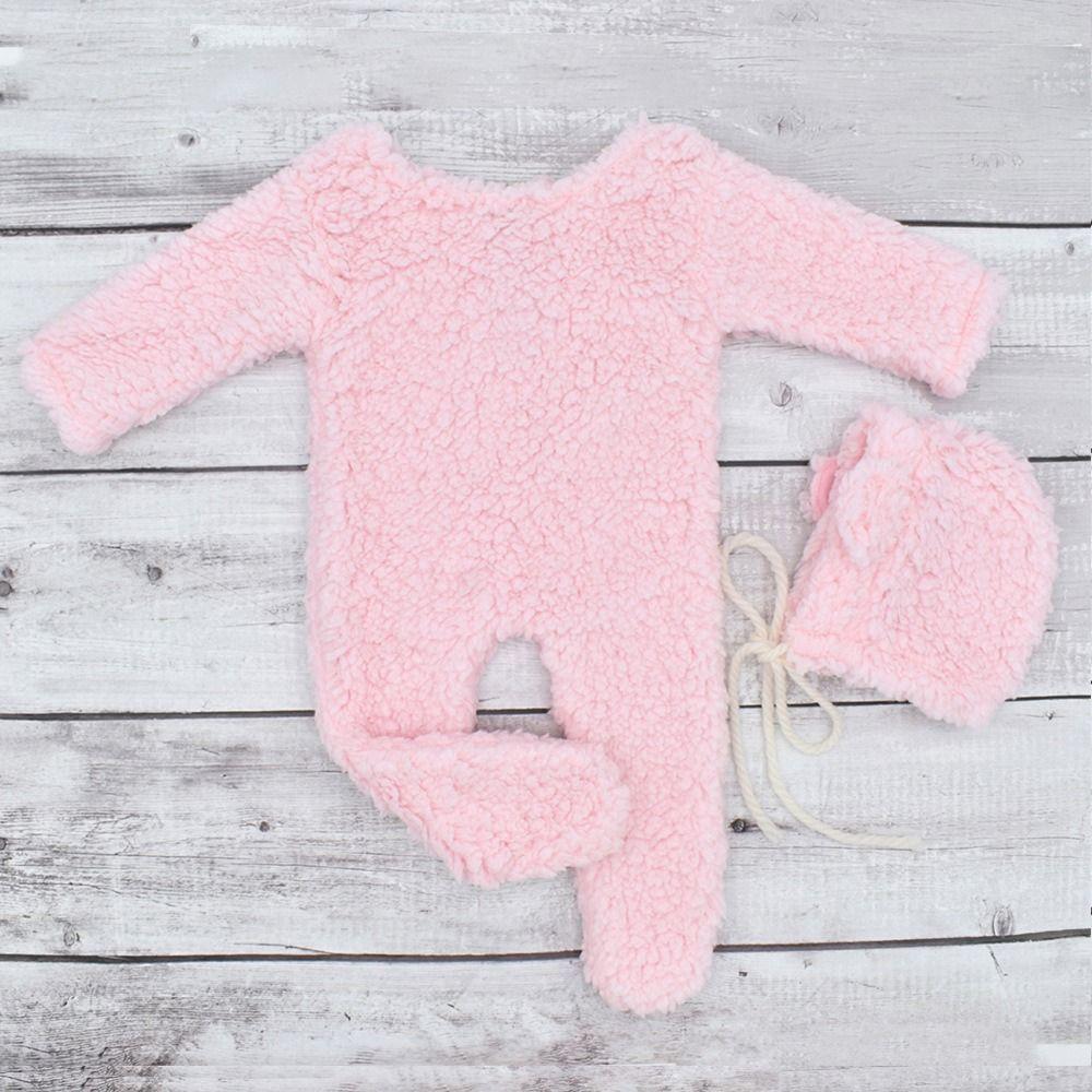 Bear Design Newborn Photoshoot Outfit Newborn Bear Bonnet and Pajama Set  Newborn Photoshoot