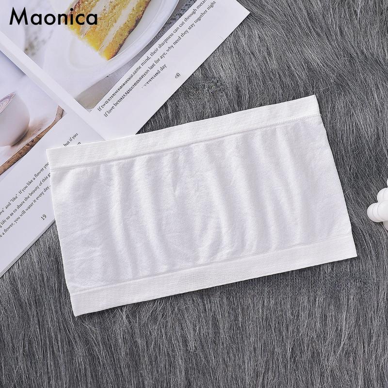 Women's Summer Tube Top Vest Seamless Breathable Bottoming Underwear High Elastic Ins Bra