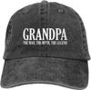Worlds Best Grandpa Baseball Cap Golf Dad Hat Adjustable Original Classic Low Profile Cotton Hat Men Women