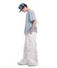 Depeugameoncheu Feather Painting Pants [White]