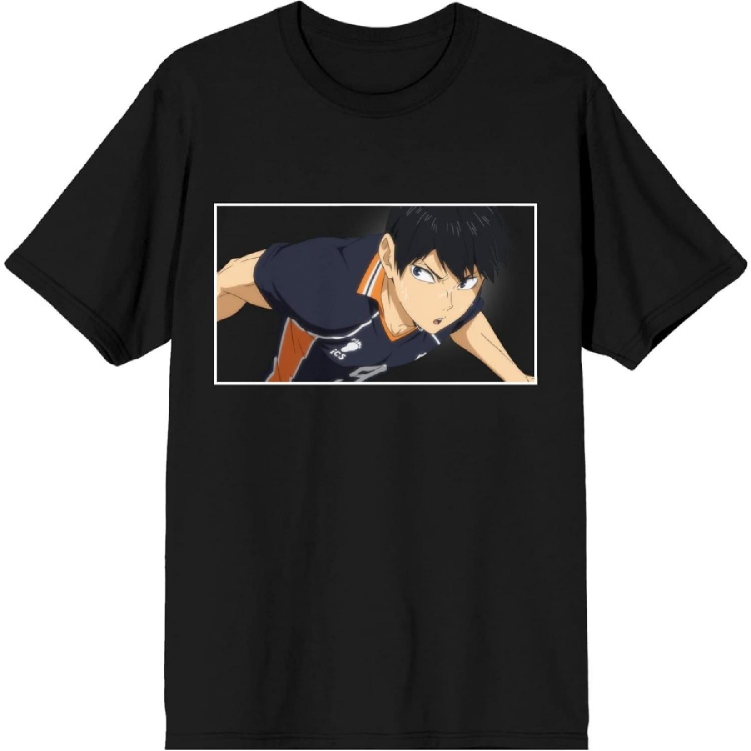 Haikyu Season 4 Tobio Kageyama Men s Black T-Shirt XXXXXL разноцветный