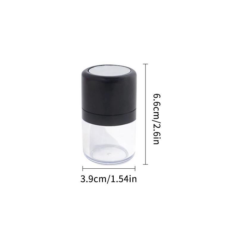 Portable Loose Powder Box With Mirror Travel Powder Case With Mushroom Sponge Puff Cosmetic Case Blusher Powder Jar Container