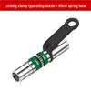 Green Forest High-Pressure Self-Locking Grease Gun Nozzle with Manual Lock Pliers