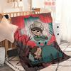 Cartoon Art Cute o-Over the g-Garden w-Wall Flannel Warm Soft Plush Blanket for Sofa Living Room Hogar Bedroom Travel Gift Home