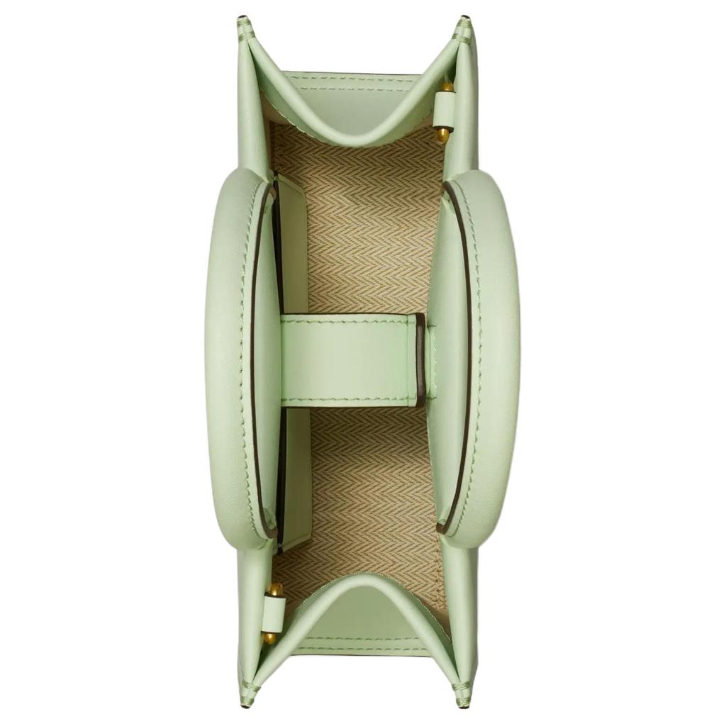 Tory Burch Ella Bio Magnetic Snap Adjustable Detachable Shoulder Strap Tote Bag Shopping Bag Crossbody Handbag Mini Women Tote Mist 145613-405
