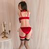 Butterfly Cover Chest Sweet Three-point Suit Erotic Underwear Adult Sex Sexy Temptation