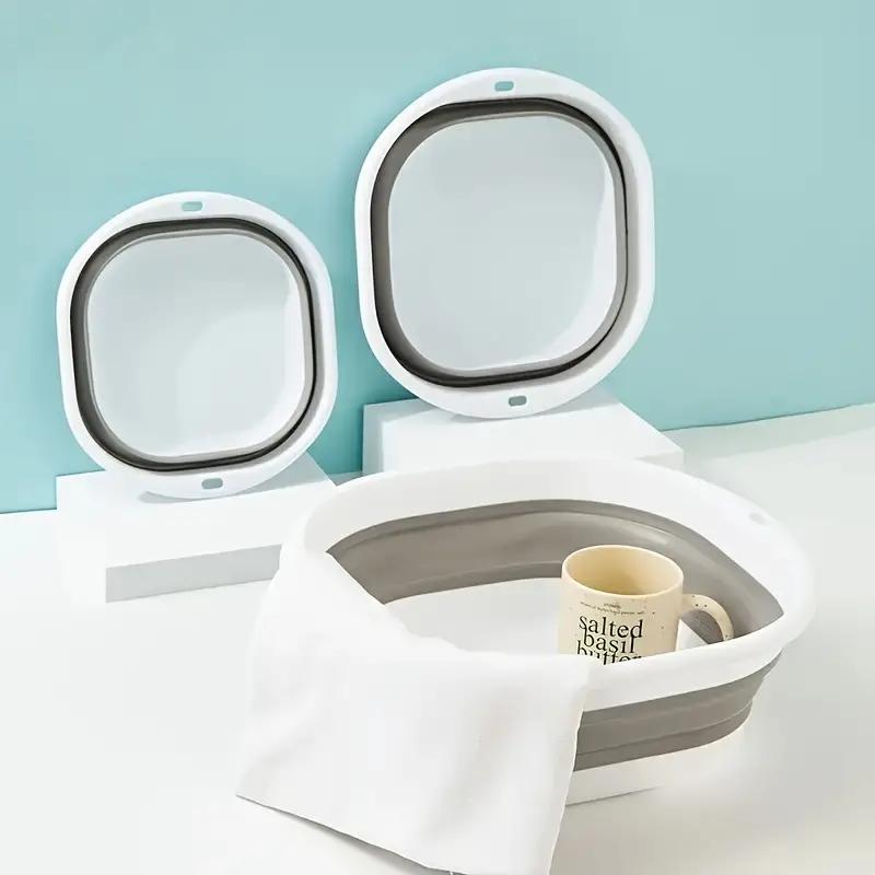 Cadă pliabilă pentru înmuiat picioarele, Bazin portabil pentru spa pentru picioare pentru uz casnic, Baie pliabilă pentru pedichiură cu design fără parfum