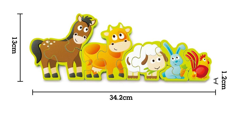 Hape Animal Number Puzzle E1628