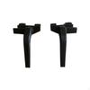 Aluminum Alloy Aperture Handle, Type 38 Casement Lock, Security Pull, Home & Commercial Light Gray
