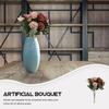 2Pcs Realistic Artificial Hydrangea Flower Bouquet for Wedding Decor Home Decoration Living Room DIY Craft Project Faux Flower