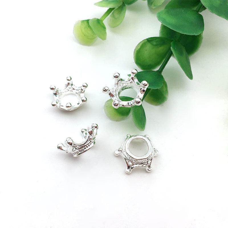 Zhongcheng Small Crown Alloy Pendant - Japanese & Korean Cartoon Hair Accessory