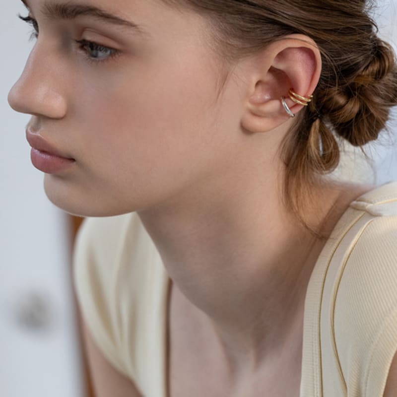Tatiana (925 Silver) Spiral Ear Cuff EC3191