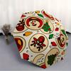 1pc Christmas Cookies Automatic Open 8-Rib Windproof Umbrella, Travel & Commuting, Suitable for All Seasons, Lightweight Portable 141