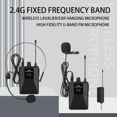 2.4G Wireless Lapel Mic & Speaker for Teaching and Presentations