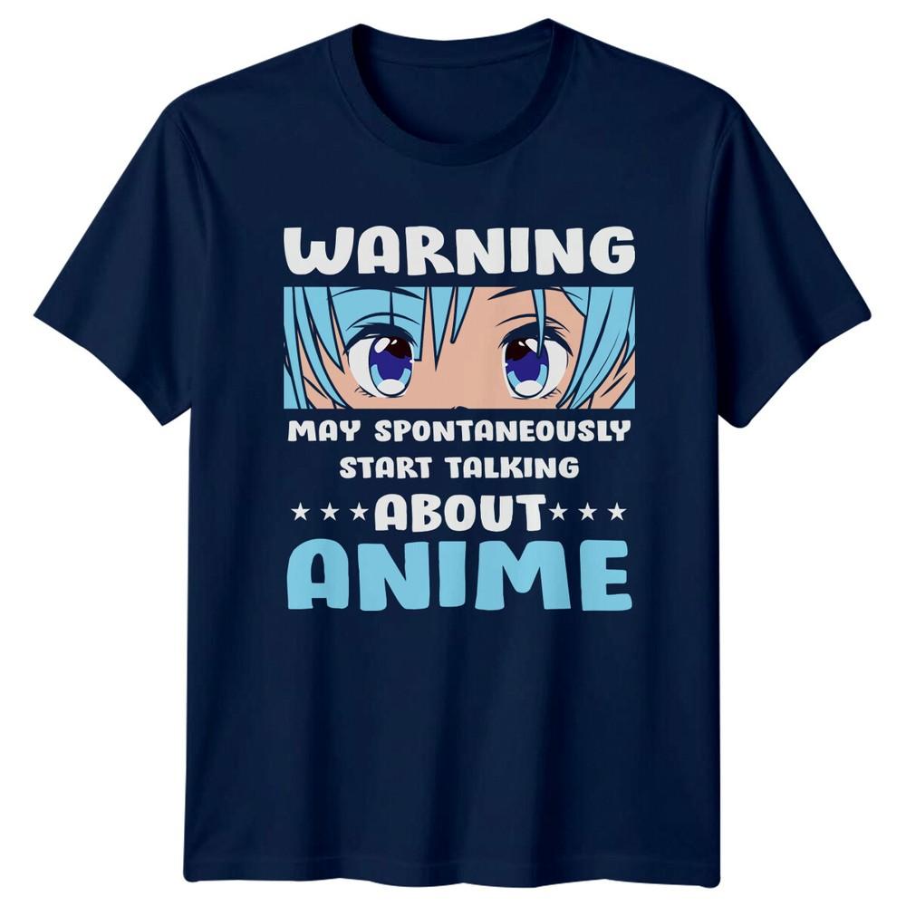 Warning May Spontaneously Start Talking About Anime Eyes TShirt