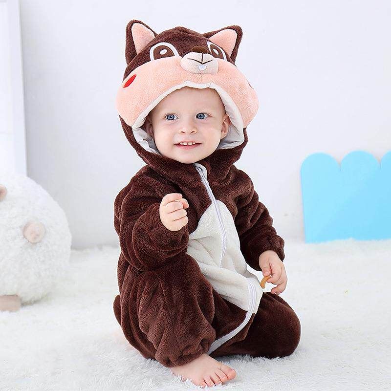 Newborn Baby Child Animal Jumpsuit Performance Wear Baby Cute Crawling Suit Baby Flannel Pajamas Costumes