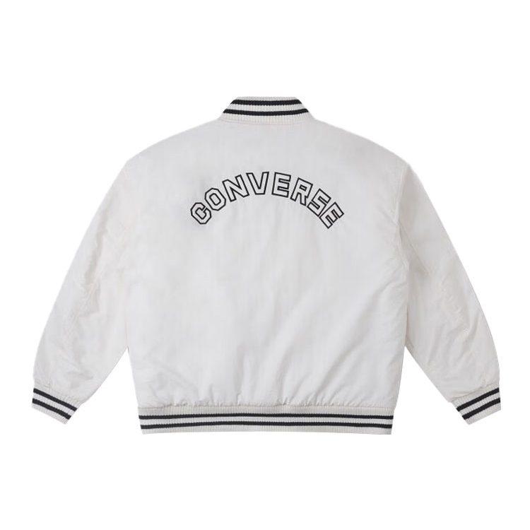 Converse Baseball Jacket Men's White 10025261-A01