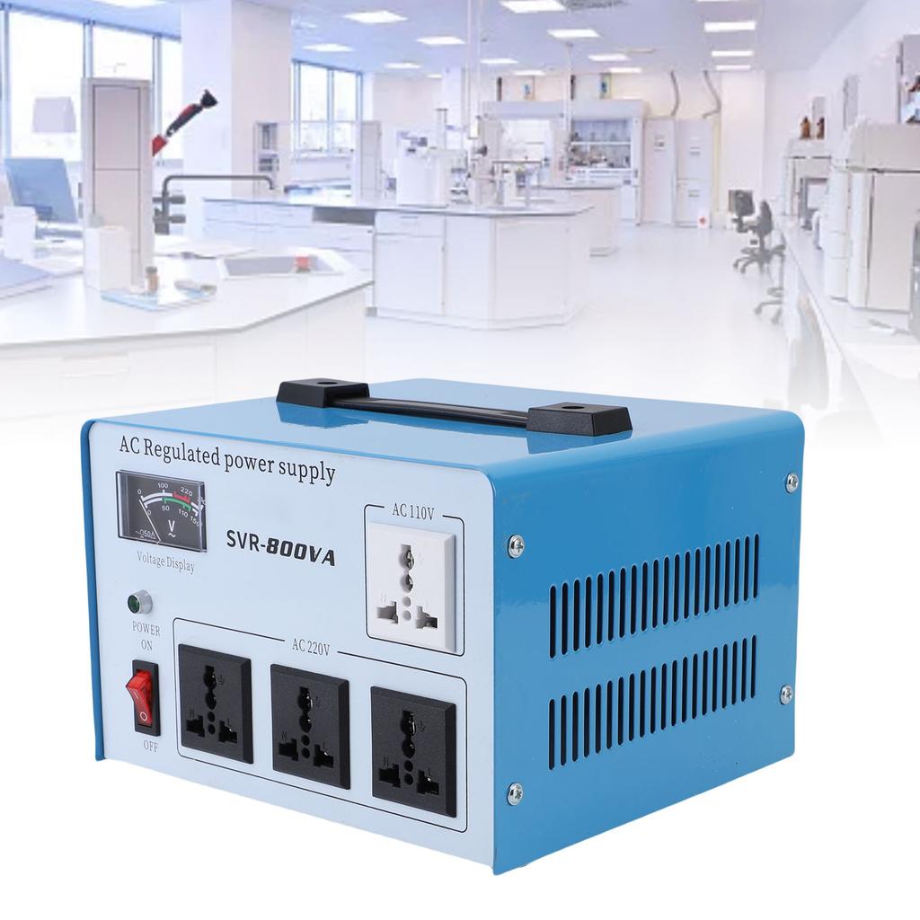 800W Automatic Voltage Regulator Single Phase Voltage Stabilizer for Computers Smartphones Photography Equipment