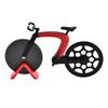 Bicycle-shaped Pizza Cutter ABS Handle  430 Stainless Steel Cutting Wheel with Non-stick Spray Coating Kitchen Pizza Tools