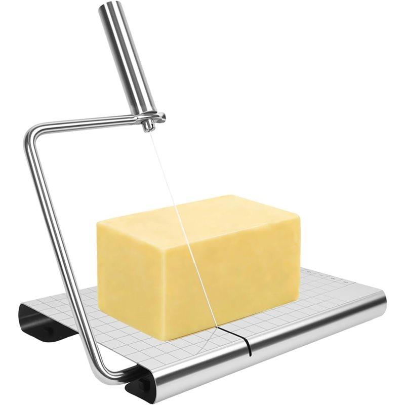 

A96I-For Handmade For Soap Cutter, Stainless Steel Adjustable Soap Slicer With Scale Tool For DIY Making
