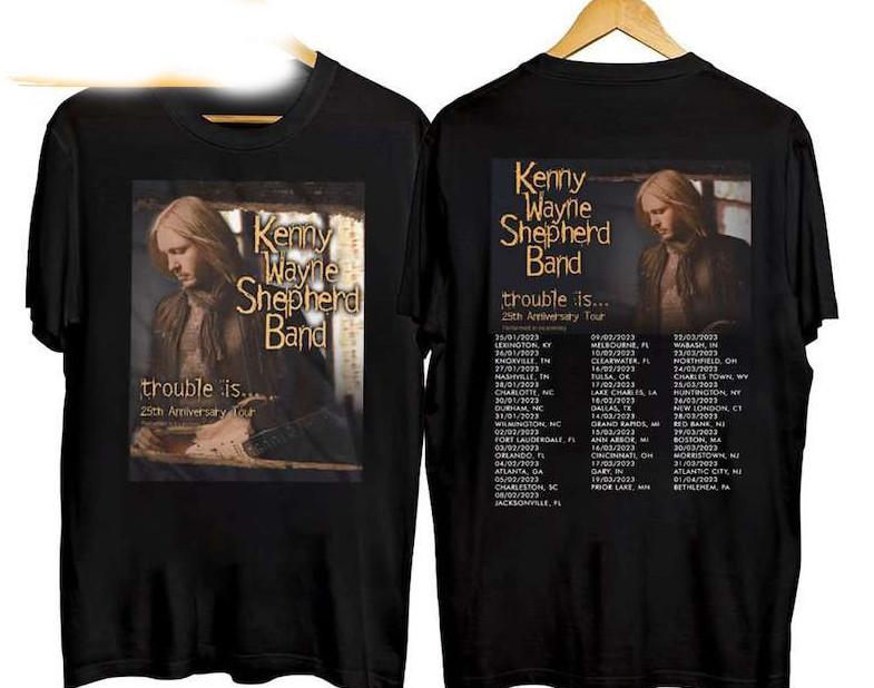 Kenny Wayne Shepherd Band 25th Anniversary 2023 Tour T-shirt size S-5XL S