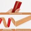 1PC 1m/39.37inch Carpet To Tile Floor Transition Strip Wear-resistant Cuttable Edging Trim Strip PVC Self Adhesive Threshold
