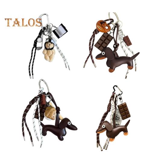 Tauveske Charms for veske Veske Charm Hengende Ornament Ryggsekk Charm Vintage Metallspenner Skolesekk Skulderveske Nøkkelringanheng