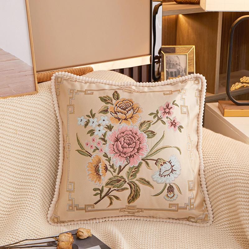 Jacquard High Precision Sofa Pillow Case Gift Pillow Bed Bedside Pillow