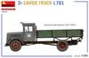 Miniart Scale German L701 Cargo Truck Plastic Model Kit MA38082 1/35 3-ton (Truck)