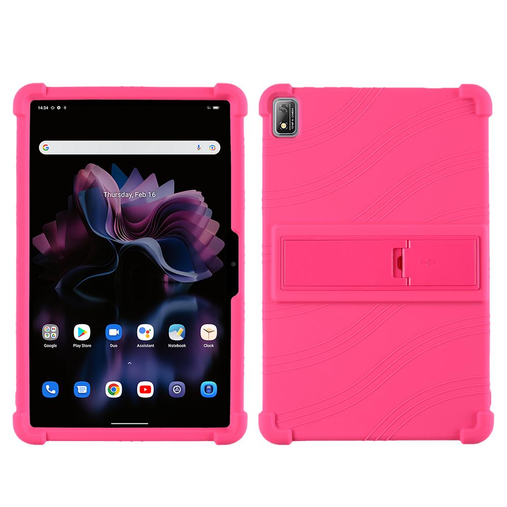 

Чохол для планшета Blackview Tab 16 Android Case Kids Safety Tab16 11 T616 Kickstand Funda з 4 протиударними подушками безпеки Soft Silicon For Blackview Tab 16 рожевий