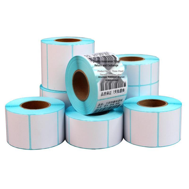 Thermal Self-Adhesive Barcode Label Paper 70x50mm - 500 Sheets for Electronic Scale Printing